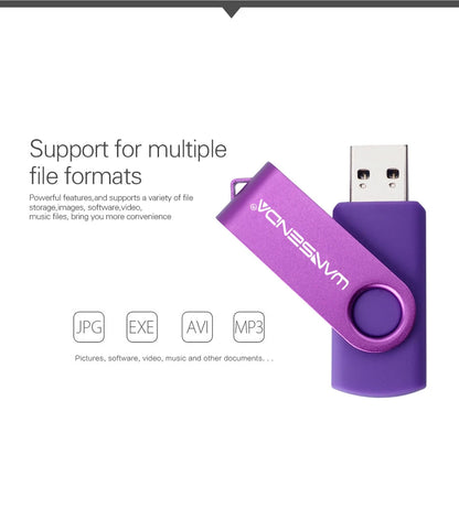 Clé USB 3.0 Métallique WANSENDA – 8Go à 256Go | Clé Pivotante Haute Vitesse & Durable 
🚚Livraison rapide gratuite et sécurisée FR FelizShop