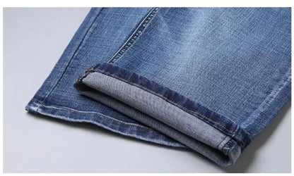 Short en Jean Homme Bleu Été – Coupe Droite, Taille 40 – Denim Coton Léger & Confortable FelizShop