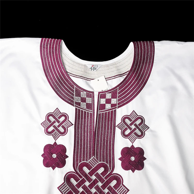 Dashiki Ensemble 3 Pièces pour Homme - Boubou, Pantalon & Veste Traditionnelle Africaine | Livraison Gratuite & Rapide - FelizShop