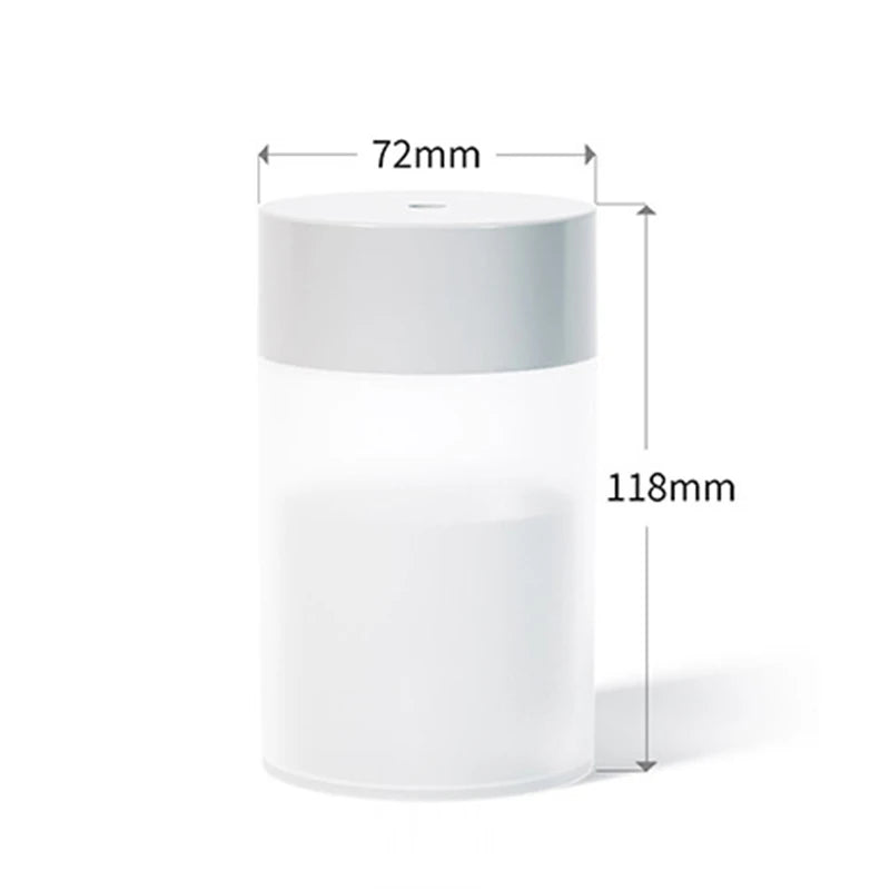 260ML USB Ultrasonic Air Humidifier LED Lamp Mini Essential Oil Diffuser Car Purifier Aroma Anion Mist Maker With Romantic Light (🚚 Livraison rapide en 8 à 12 jours ouvrés depuis la France FelizShop