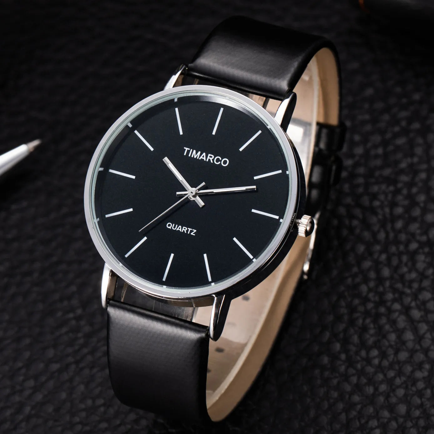 Montre Femme Élégante – Style Minimaliste & Bracelet Cuir – Mouvement Quartz🚚 Livraison rapide en 8 à 12 jours ouvrés depuis la France FelizShop