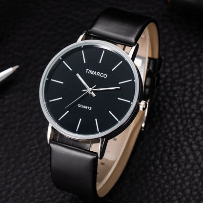 Montre Femme Élégante – Style Minimaliste & Bracelet Cuir – Mouvement Quartz🚚 Livraison rapide en 8 à 12 jours ouvrés depuis la France FelizShop