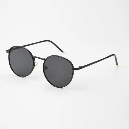 100% High Quality Retro Small round Unisex Modern Shades Funky Black Fashion Sunglasses Gold Metal Frame UV400 Lenses for Women 🚚 Livraison rapide en 8 à 12 jours ouvrés depuis la France FelizShop