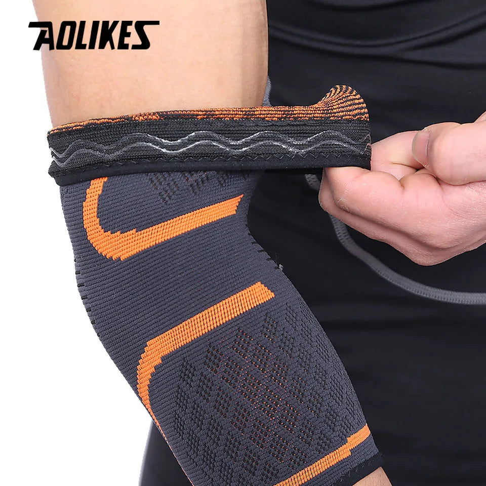 AOLIKES — Coudière respirante (1 pièce) — Protection pour basketball, football, volley-ball — Support élastique de coude, sécurité sportive🚚 Livraison rapide en 8 à 12 jours ouvrés depuis la France FelizShop