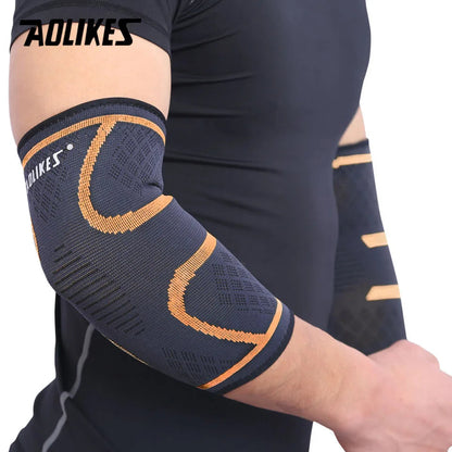 AOLIKES — Coudière respirante (1 pièce) — Protection pour basketball, football, volley-ball — Support élastique de coude, sécurité sportive🚚 Livraison rapide en 8 à 12 jours ouvrés depuis la France FelizShop