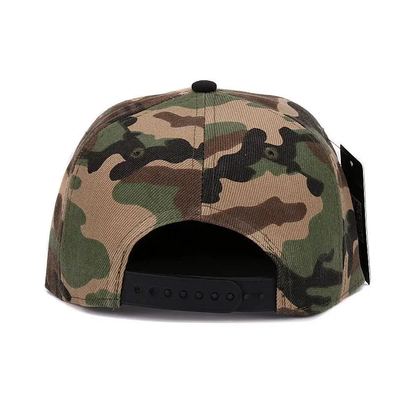 Casquette HATLANDER camouflage snapback en polyester – Casquette plate de baseball camouflage sans broderie – Casquette homme et femme🚚 Livraison rapide FelizShop