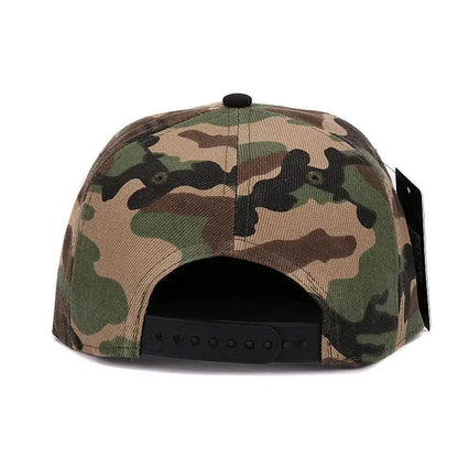 Casquette HATLANDER camouflage snapback en polyester – Casquette plate de baseball camouflage sans broderie – Casquette homme et femme🚚 Livraison rapide FelizShop