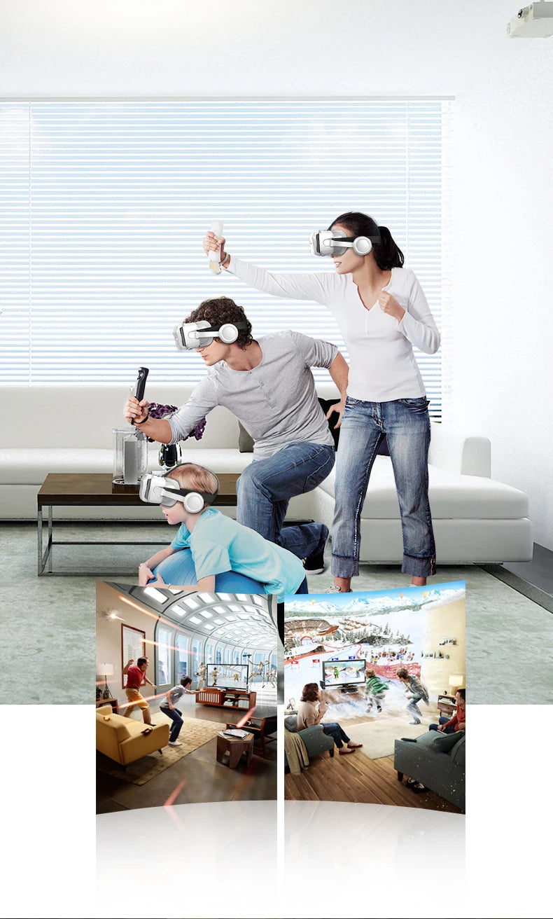 Casque VR Shinecon 10.0 – Lunettes de réalité virtuelle 3D pour smartphone. Vision binoculaire immersive, compatible jeux vidéo, films et applications VR.🚚Livraison gratuite rapide et sécurisé FR FelizShop