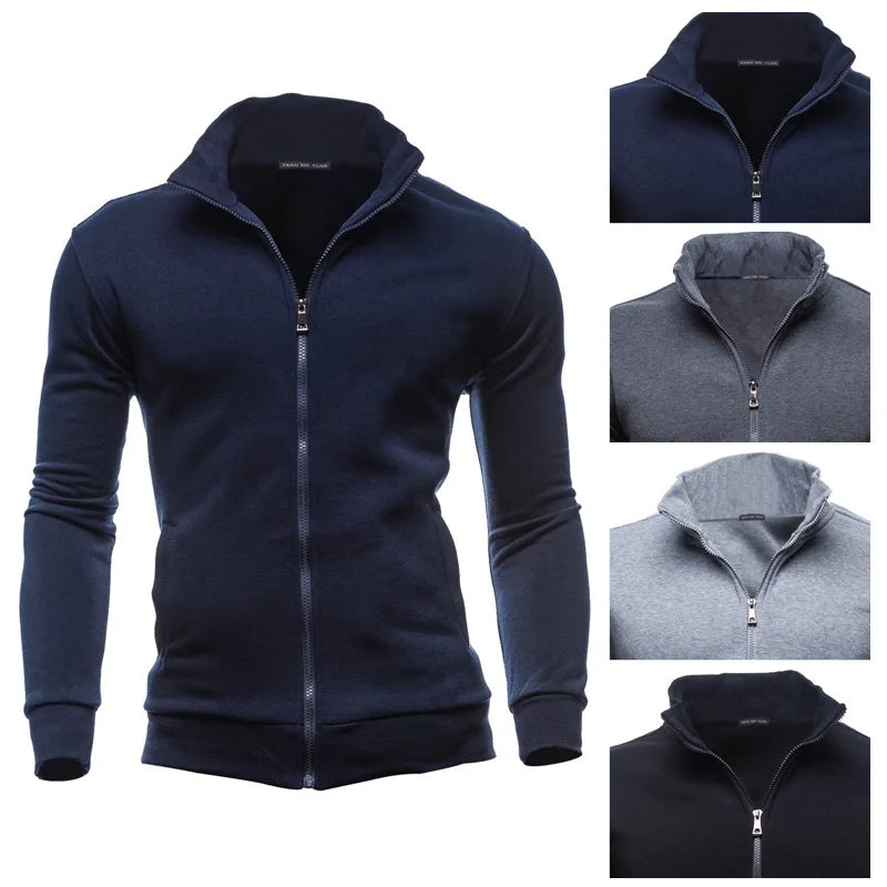 Veste Homme MRMT 2025 – Blouson Rétro à Col Montant, Zippé, Style Sport Casual Sans Capuche🚚 livraison gratuite MRMT