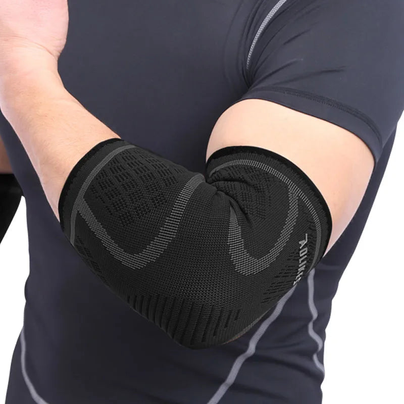 AOLIKES — Coudière respirante (1 pièce) — Protection pour basketball, football, volley-ball — Support élastique de coude, sécurité sportive🚚 Livraison rapide en 8 à 12 jours ouvrés depuis la France FelizShop