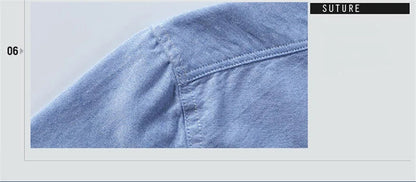 Chemise Homme Grande Taille S-7XL – 100% Coton Oxford, Manches Longues, Coupe Slim – Business & Casual FelizShop