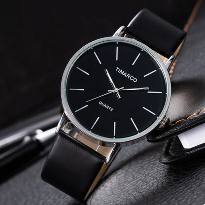 Montre Femme Élégante – Style Minimaliste & Bracelet Cuir – Mouvement Quartz🚚 Livraison rapide en 8 à 12 jours ouvrés depuis la France FelizShop