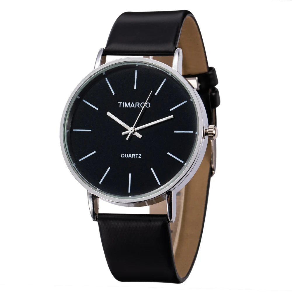 Montre Femme Élégante – Style Minimaliste & Bracelet Cuir – Mouvement Quartz🚚 Livraison rapide en 8 à 12 jours ouvrés depuis la France FelizShop