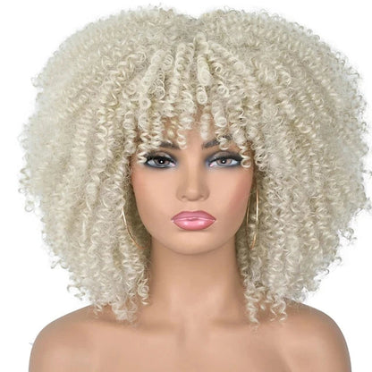 20colors in Stock Afro Kinky Curly Wig Heat Resistant Short Kinky Curly Wigs Synthetic Hair Wig
🚚Livraison gratuite rapide et sécurisé FR FelizShop