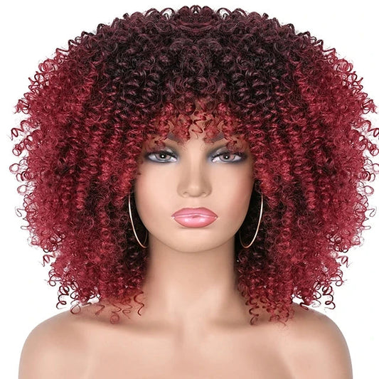 20colors in Stock Afro Kinky Curly Wig Heat Resistant Short Kinky Curly Wigs Synthetic Hair Wig
🚚Livraison gratuite rapide et sécurisé FR FelizShop