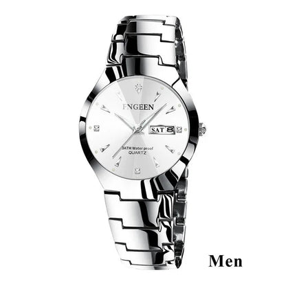 Montres Couple FNGEEN 2024 – Montre Homme & Femme de Luxe Acier Inoxydable FelizShop