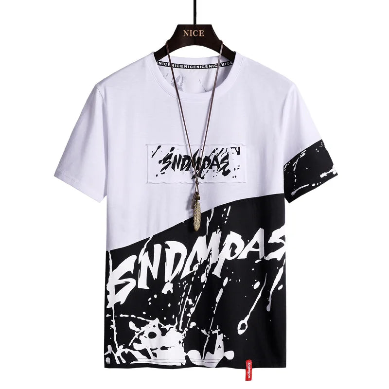 T-shirt Oversize Streetwear pour Homme – Manches Courtes, Style Hip-Hop, Grandes Tailles Jusqu’au 9XL  🚚 Livraison rapide en 8 à 12 jours ouvrés depuis la France FelizShop