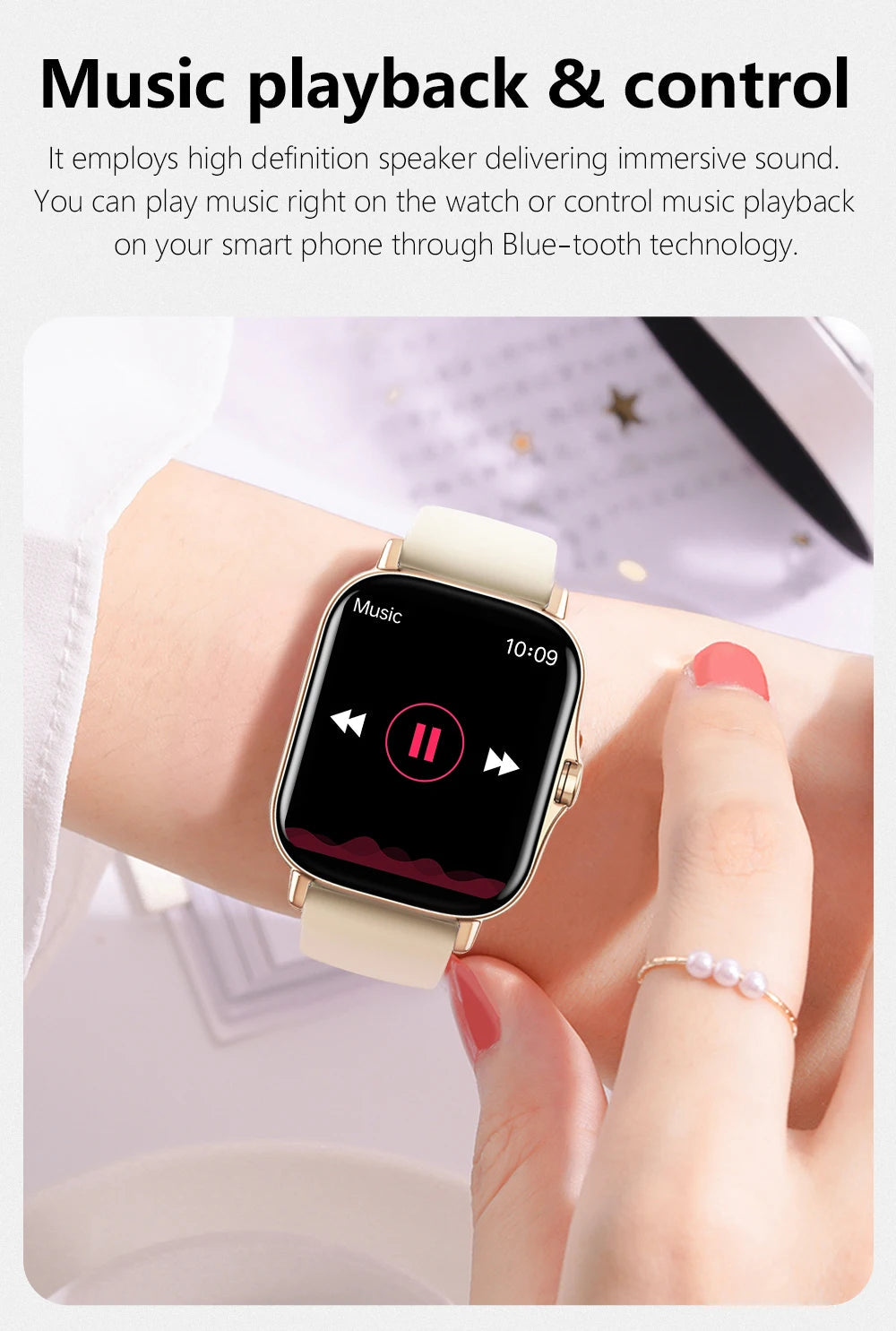 Montre connectée sport 1,83'' — Montre fitness, suivi santé, étanche, appels sans fil — Pour hommes et femmes — Compatible iOS, Xiaomi (2025)🚚 Livraison rapide en 8 à 12 jours ouvrés depuis la France FelizShop