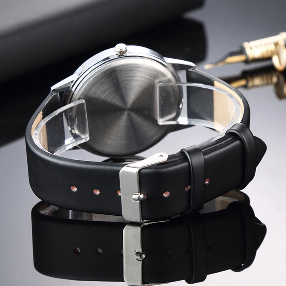 Montre Femme Élégante – Style Minimaliste & Bracelet Cuir – Mouvement Quartz🚚 Livraison rapide en 8 à 12 jours ouvrés depuis la France FelizShop
