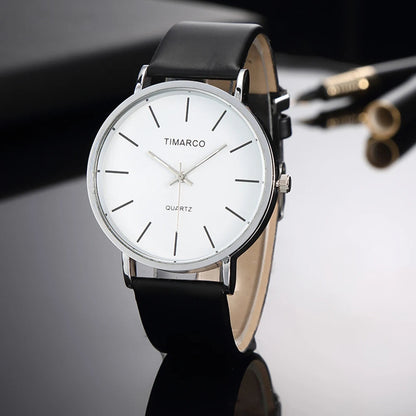 Montre Femme Élégante – Style Minimaliste & Bracelet Cuir – Mouvement Quartz🚚 Livraison rapide en 8 à 12 jours ouvrés depuis la France FelizShop