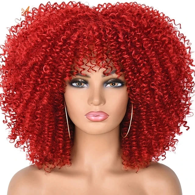 20colors in Stock Afro Kinky Curly Wig Heat Resistant Short Kinky Curly Wigs Synthetic Hair Wig
🚚Livraison gratuite rapide et sécurisé FR FelizShop