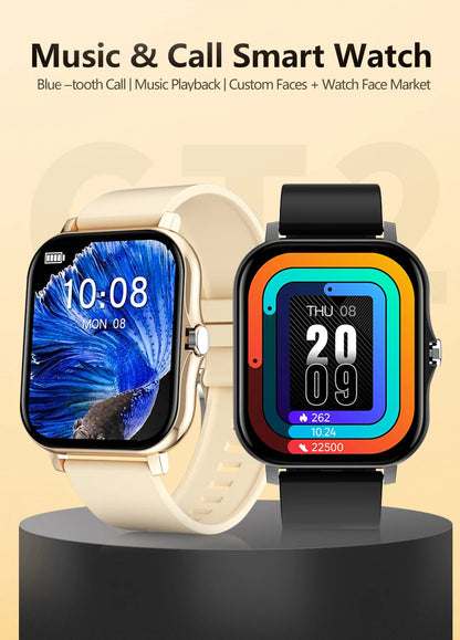 Montre connectée sport 1,83'' — Montre fitness, suivi santé, étanche, appels sans fil — Pour hommes et femmes — Compatible iOS, Xiaomi (2025)🚚 Livraison rapide en 8 à 12 jours ouvrés depuis la France FelizShop