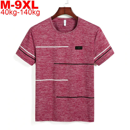 T-shirt Oversize Streetwear pour Homme – Manches Courtes, Style Hip-Hop, Grandes Tailles Jusqu’au 9XL  🚚 Livraison rapide en 8 à 12 jours ouvrés depuis la France FelizShop