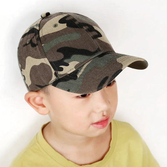 Nouvelle casquette d’été pour enfants en coton – Casquette camouflage style jungle pour garçons et filles – Casquette hip-hop réglable pour étudiants et bébés🚚 Livraison rapide FelizShop
