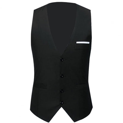 Gilet Homme Business – Slim Fit, Boutonnage Simple | Élégant, Confortable & Antifroissage🚚 Livraison rapide en 8 à 12 jours ouvrés depuis la France FelizShop