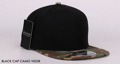 Casquette HATLANDER camouflage snapback en polyester – Casquette plate de baseball camouflage sans broderie – Casquette homme et femme🚚 Livraison rapide FelizShop