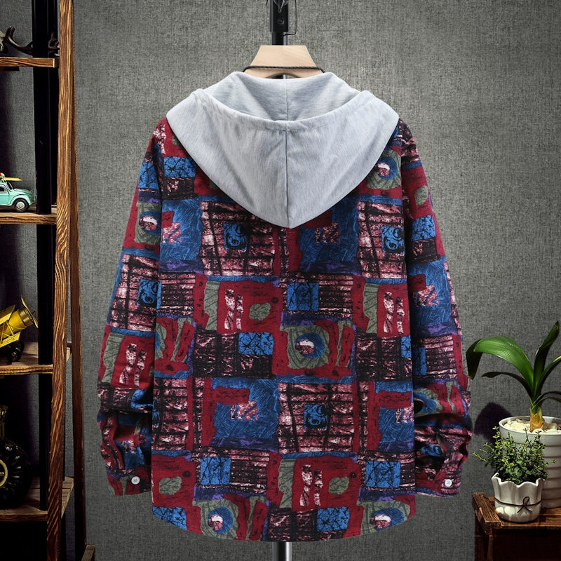 Chemise à Carreaux à Capuche pour Homme – Style Décontracté & Urbain – Manches Longues🚚 Livraison rapide en 8 à 12 jours ouvrés depuis la France FelizShop