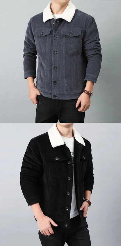 Blouson Homme Hiver – Velours Côtelé, Doublure Polaire & Coupe Décontractée
🚚Livraison rapide gratuite et sécurisée FelizShop