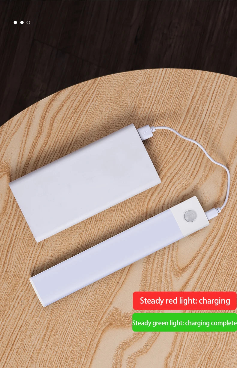 LED Cabinet Light USB Type-C Rechargeable Motion Sensor Led Lamp for Kitchen Wardrobe Cabinet Lighting 20cm/30cm/40cm/50cm/60cm 🚚 Livraison rapide en 8 à 12 jours ouvrés depuis la France FelizShop