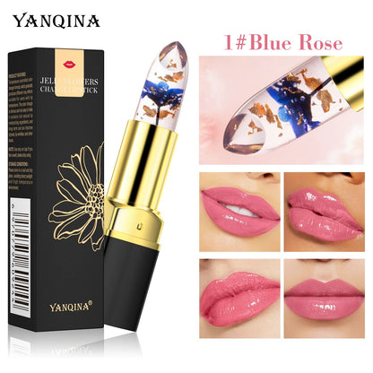 Baume à Lèvres Magique Fleur Cristal – Couleur Thermo-Réactive | Transparent, Longue Tenue & Ultra Hydratant🚚 Livraison rapide FelizShop