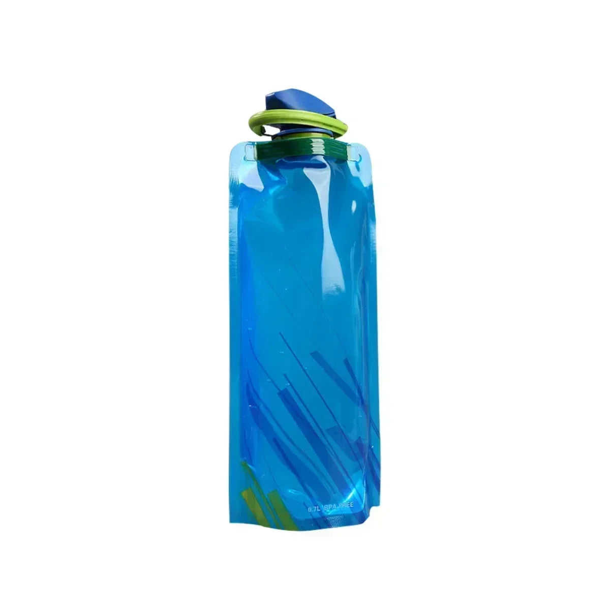 Gourde souple pliable portable 700 ml — Sac d’eau réutilisable pour activités outdoor — Avec mousqueton 🚚 Livraison rapide en 8 à 12 jours ouvrés depuis la France FelizShop