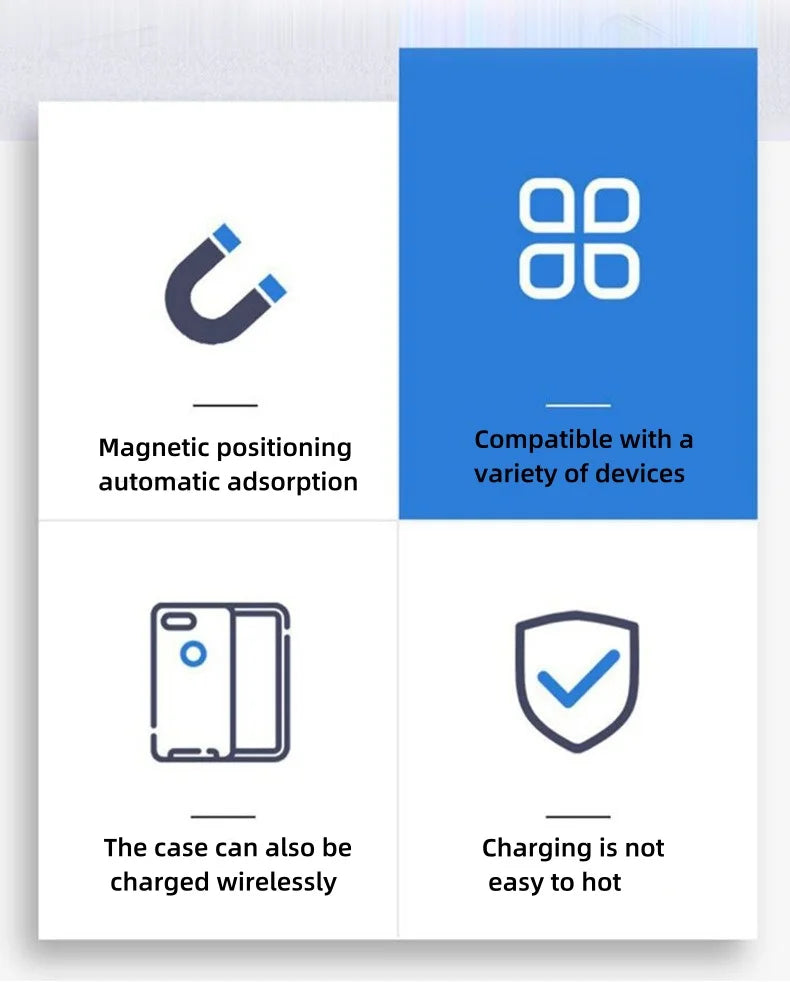Chargeur magnétique sans fil 3-en-1 à charge rapide — Compatible iPhone 16, 15, 14 Pro Max, AirPods, Apple Watch — Support pliable pour téléphone portable
🚚 Livraison rapide en 8 à 12 jours ouvrés FelizShop