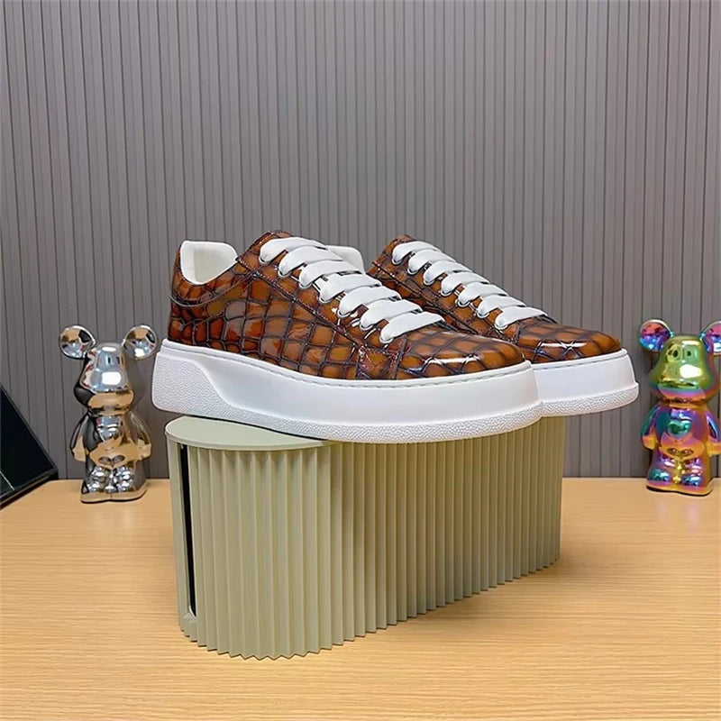 Baskets à plateforme à bout rond — Chaussures plates casual à lacets
🚚 Livraison rapide en 8 à 12 jours ouvrés depuis la France FelizShop