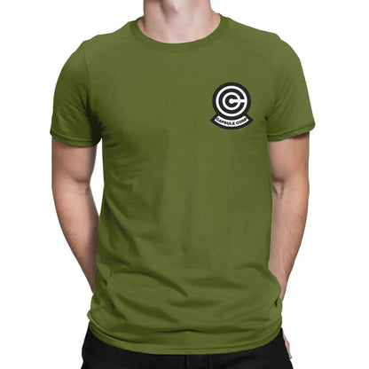 T-shirt Homme Capsule Corp – 100% Coton – Style Geek & Décontracté🚚 Livraison rapide en 8 à 12 jours ouvrés depuis la France FelizShop