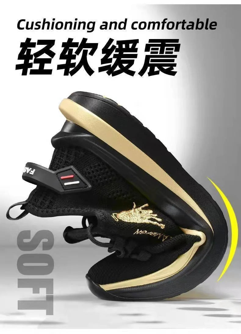 Baskets Homme Été 2025 – Sneakers Noires à Bout Rond | Chaussures Respirantes Tendance Printemps/Été
🚚 Livraison rapide en 8 à 12 jours ouvrés depuis la France FelizShop