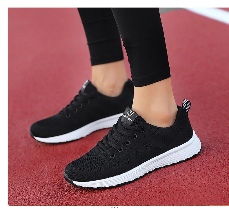 Baskets Femme 2024 – Sneakers à Semelle Épaisse, Chaussures de Sport Mode pour Printemps/Hiver, Idéales pour Courir ou au Quotidien 🚚 Livraison rapide en 8 à 12 jours ouvrés FelizShop