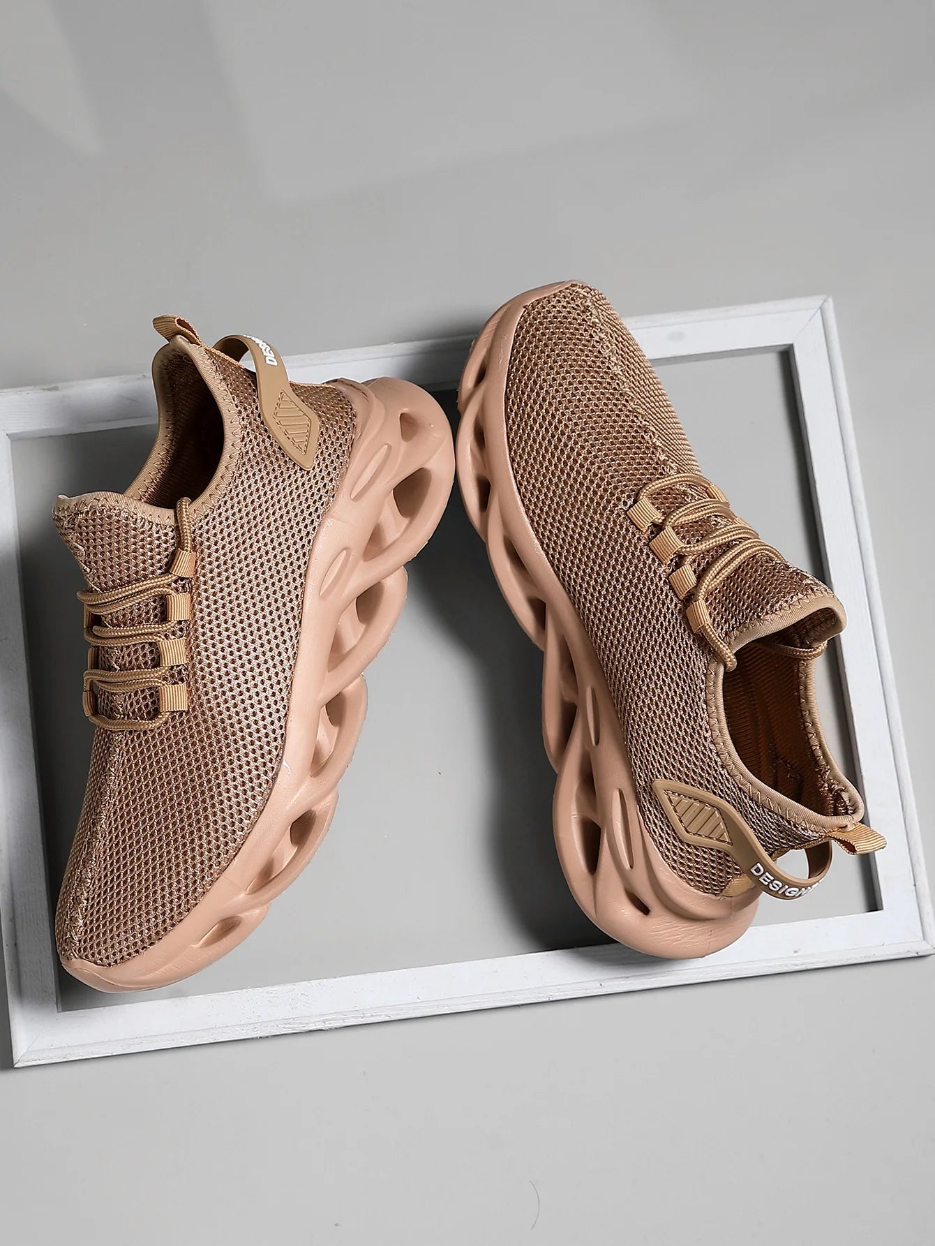 Chaussures de sport homme pour course et jogging — Sneakers décontractées noires ou marron — Mesh respirant, légères, absorption des chocs — Chaussures tennis et outdoor femme🚚 Livraison rapide en 8 à 12 jours o FelizShop
