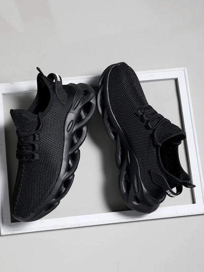 Chaussures de sport homme pour course et jogging — Sneakers décontractées noires ou marron — Mesh respirant, légères, absorption des chocs — Chaussures tennis et outdoor femme🚚 Livraison rapide en 8 à 12 jours o FelizShop