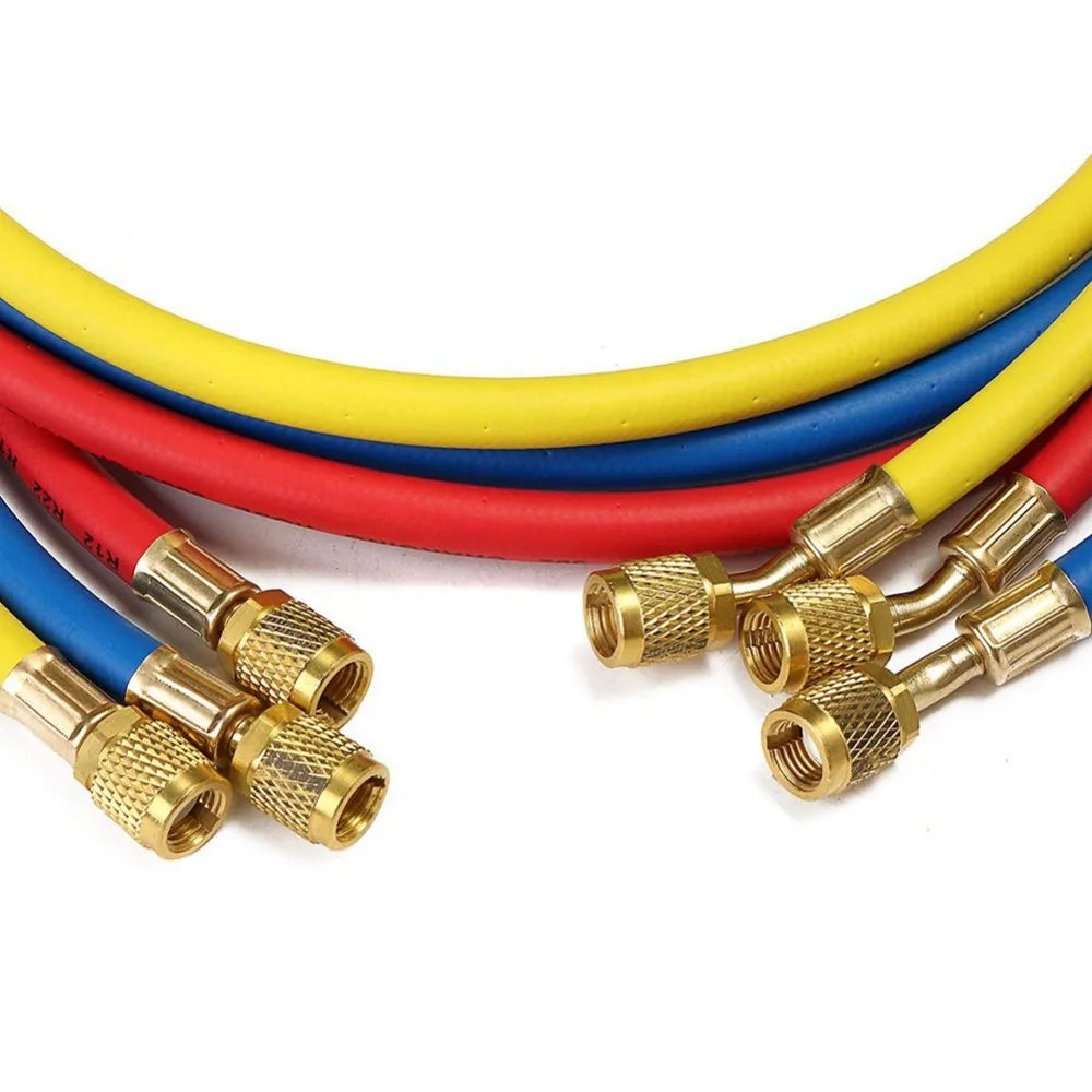 Tuyaux de Recharge Climatisation 1,5 m – R134a R12 R22 R404 R502 FelizShop
