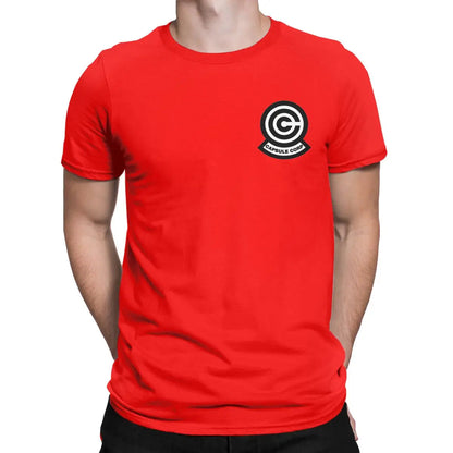 T-shirt Homme Capsule Corp – 100% Coton – Style Geek & Décontracté🚚 Livraison rapide en 8 à 12 jours ouvrés depuis la France FelizShop