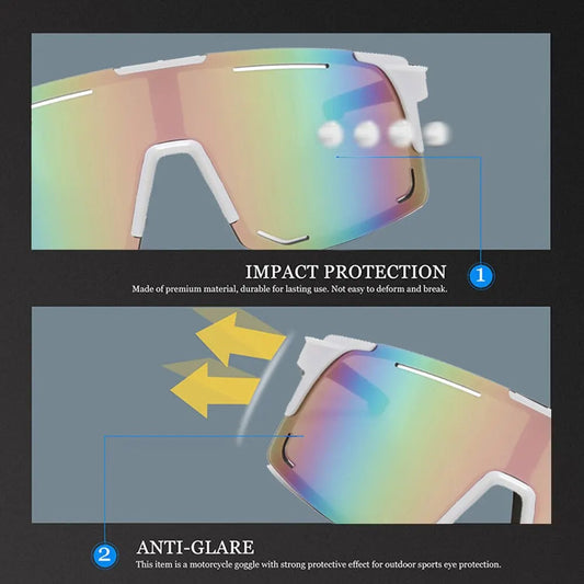 Lunettes de Cyclisme Polarisées – Anti-UV & Coupe-Vent – Pour Sport, Route & VTT🚚 Livraison rapide en 8 à 12 jours ouvrés depuis la France FelizShop