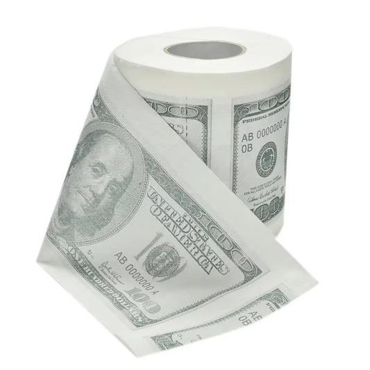 Papier Toilette Billet 100 Dollars – Gag Amusant et Cadeau Insolite FelizShop