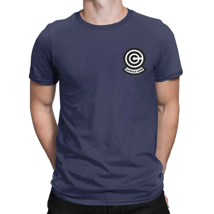 T-shirt Homme Capsule Corp – 100% Coton – Style Geek & Décontracté🚚 Livraison rapide en 8 à 12 jours ouvrés depuis la France FelizShop
