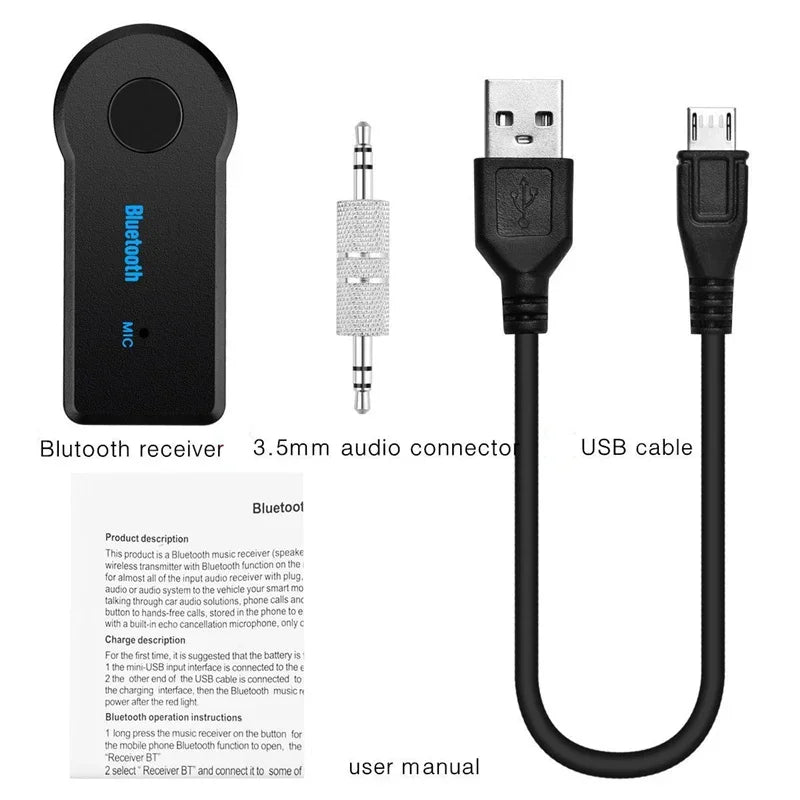 Adaptateur Bluetooth 5.0 2-en-1 – Récepteur & Émetteur Jack 3.5mm – Pour Voiture, Casque & Audio Sans Fil 🚚 Livraison rapide en 8 à 12 jours ouvrés depuis la France ou nos entrepôts européens 🇫🇷
✨ Suivi d FelizShop