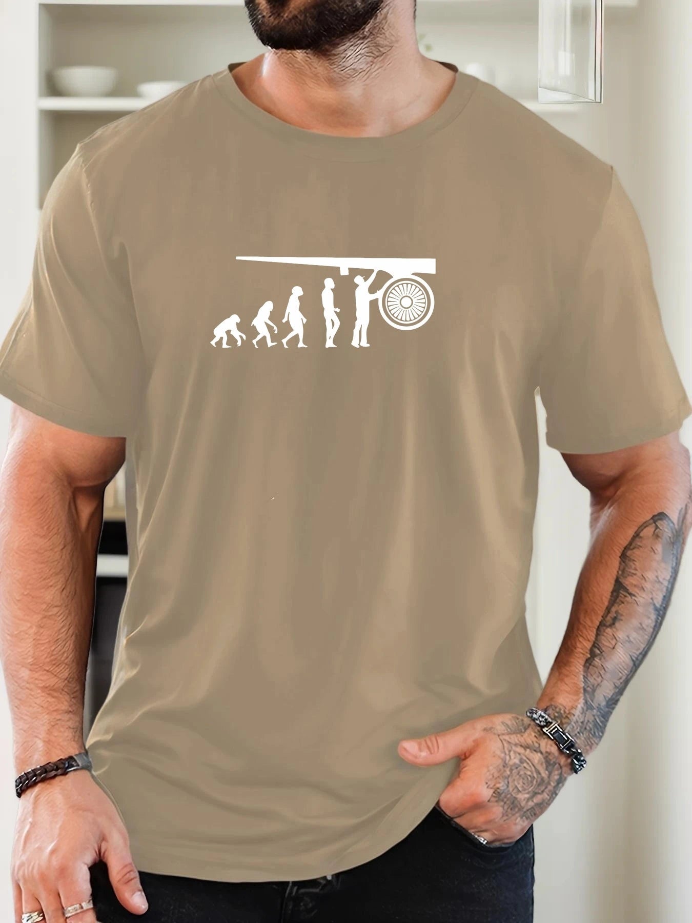 T-shirt Homme 100 % Coton – Graphique & Respirant – Style Streetwear Décontracté🚚 Livraison rapide en 8 à 12 jours ouvrés depuis la France FelizShop