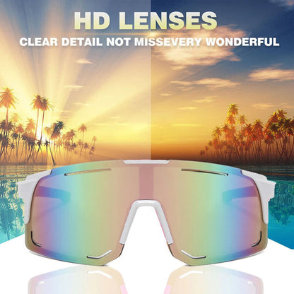 Lunettes de Cyclisme Polarisées – Anti-UV & Coupe-Vent – Pour Sport, Route & VTT🚚 Livraison rapide en 8 à 12 jours ouvrés depuis la France FelizShop